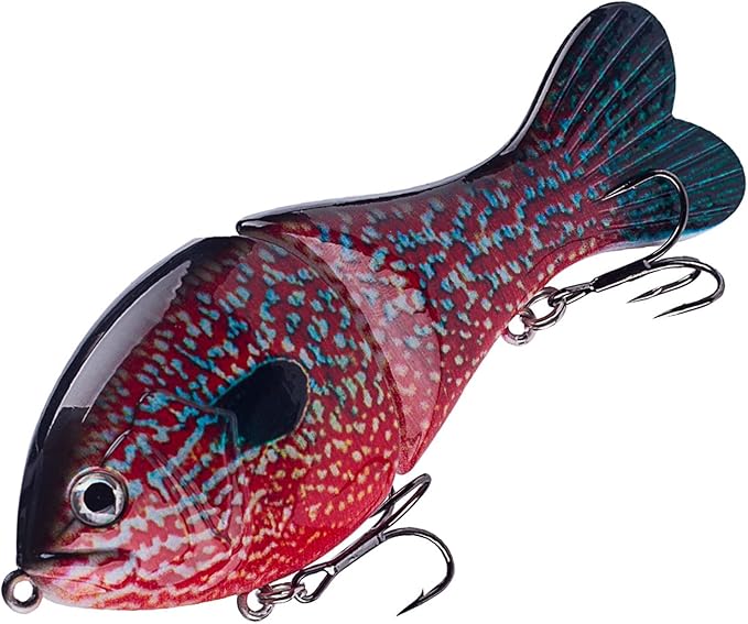 Glide Bait, Slow Sinking Swimbait, Topwater Hard Lures for Bass Catfish,Pike Perch, Freshwater or Saltwater