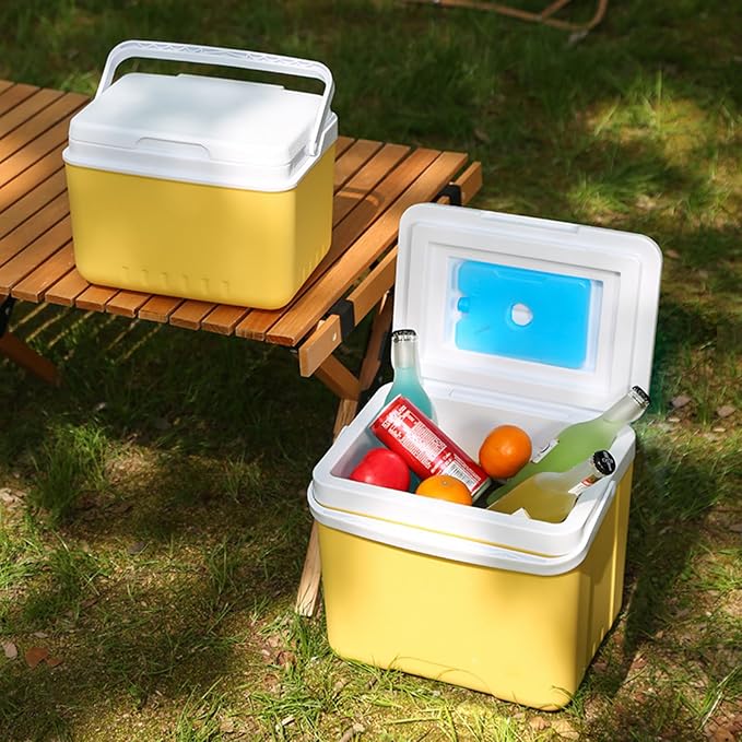 Outdoor Camping Coolers Ice Box Insulated Chest Beverages Food Thermal Incubator for Outdoor Picnics Fishing Box Beverages Food Thermal Incubator