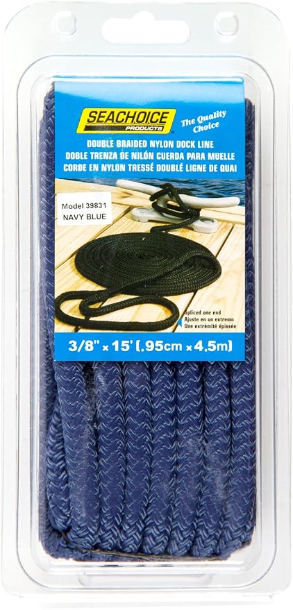 Seachoice Double-Braid Nylon Dock Line