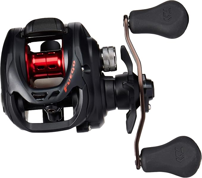 Daiwa Fuego CT Low Profile Baitcasting Reel – Aluminum CT Frame, Air Rotation System & Magforce Braking, Left/Right Hand Options