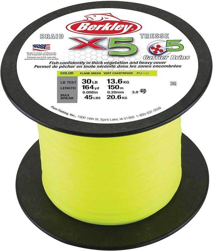 Berkley x5 Braid Fishing Line