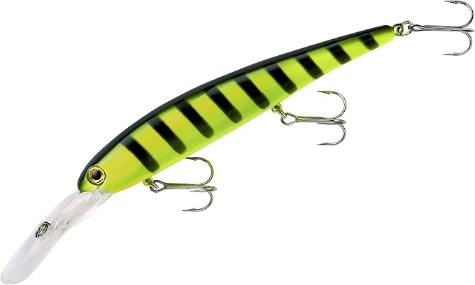 Bandit Lures 4 3/4-Inch Slender Minnow Jerkbait Trolls Up to 27 Feet Deep, Universal Color Patterns, 1 Piece
