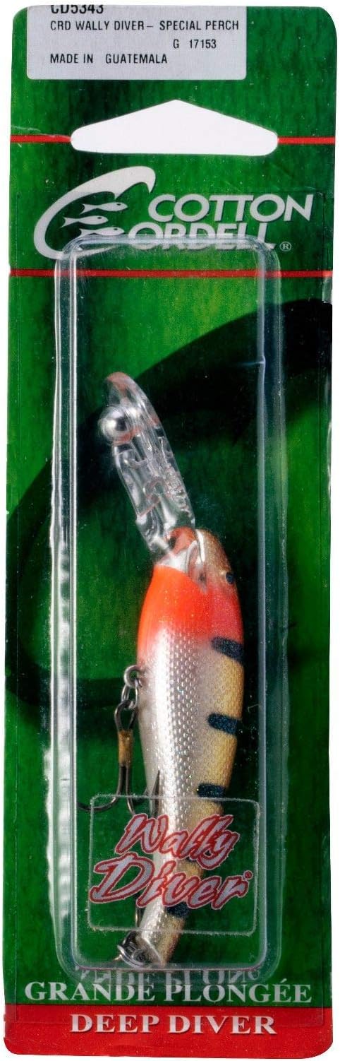 Cotton Cordell Wally Diver Walleye Crankbait Fishing Lure