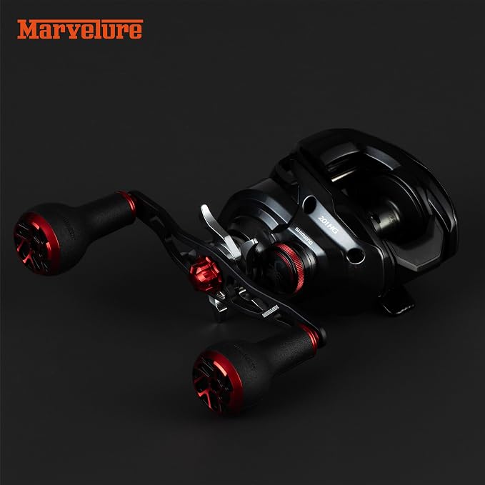 Non-Slip Power Handle 3.94'' (100 mm) Compatible for Shimano SLX Tranx, Daiwa Tatula Zillion, Abu Garcia Revo, 13 Fishing Baitcasting Reels