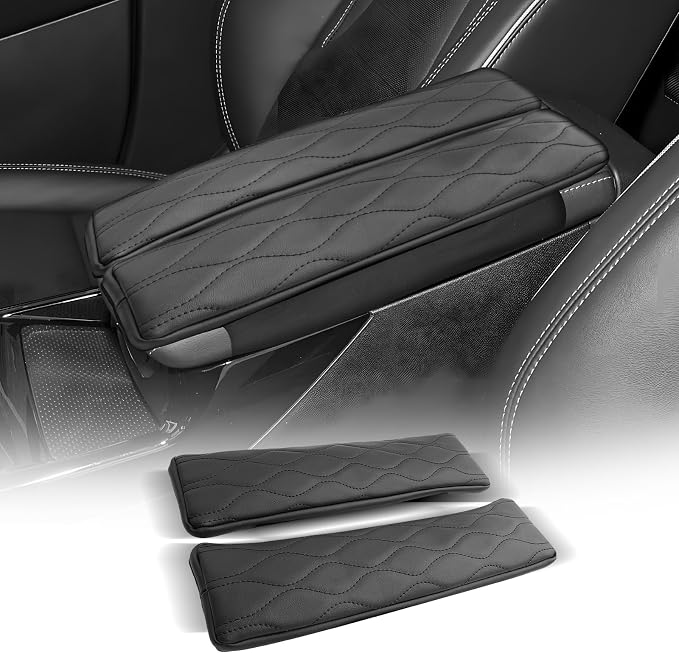 CDEFG for 2021-2025 2026 Buick Envision S Center Console Cover Armrest Box Cover for Envision S (Preferred, Sport Touring, Avenir) 2021 2022 2023 2024 2025 Accessories Console Arm Rest Protector