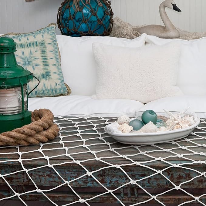 2 Pack Fish Net Decorations for Party