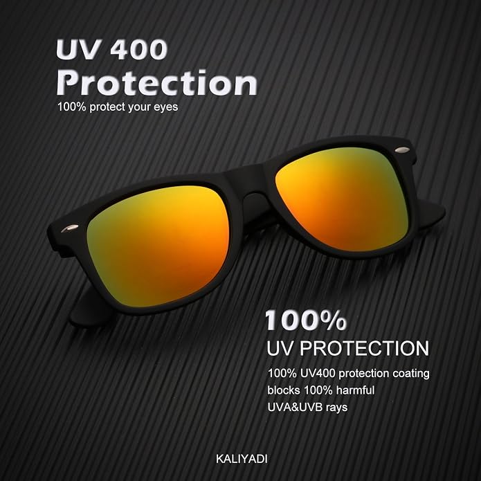 KALIYADI Sunglasses Men Polarized for Mens and Womens Unisex Sun Glasses for Driving UV Protection