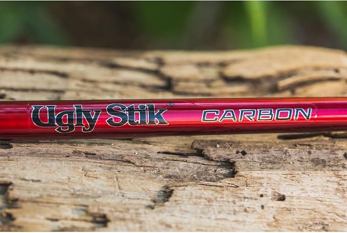 Ugly Stik Carbon Low Profile Baitcast Reel and Fishing Rod Combo