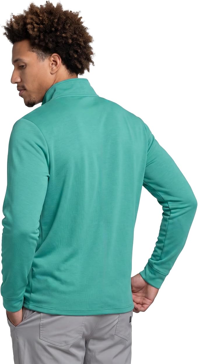 Reel Life Men's Jax Beach - Quarter-Zip Long Sleeve, Sun Shirts for Men, UPF 50+, Quick-Dry, Lightweight UV Shirts for Men