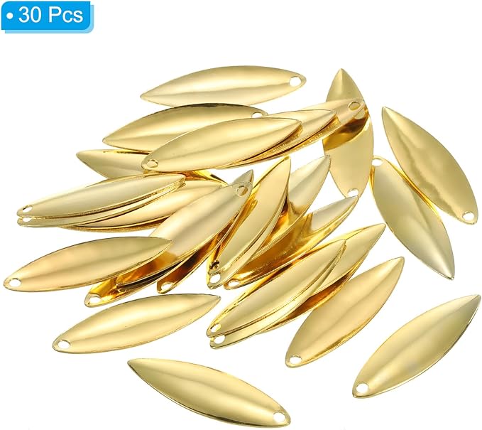 PATIKIL Fishing Lure Blades Willowleaf Lure Making for DIY Bait