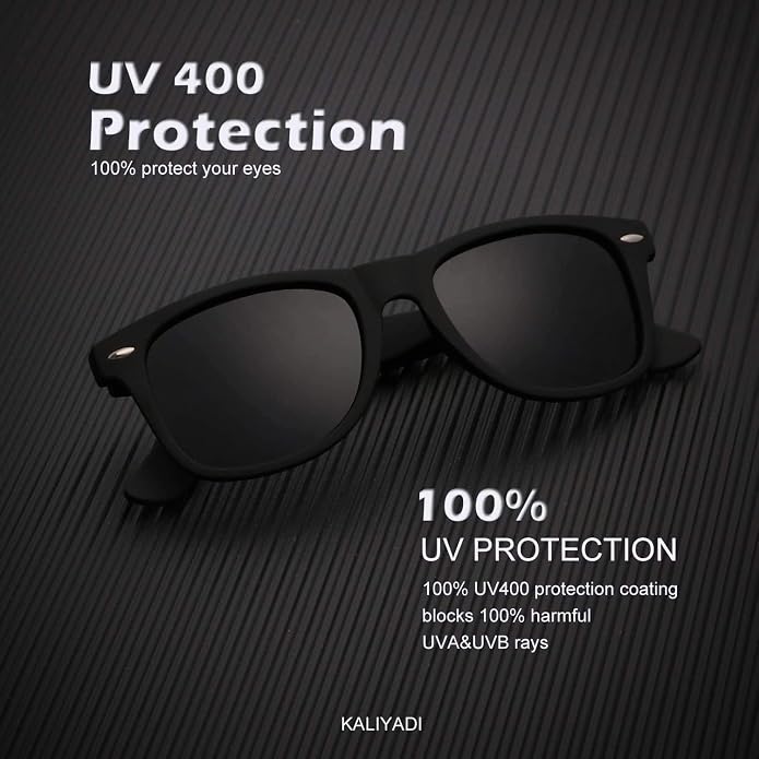 KALIYADI Sunglasses Men Polarized for Mens and Womens Unisex Sun Glasses for Driving UV Protection