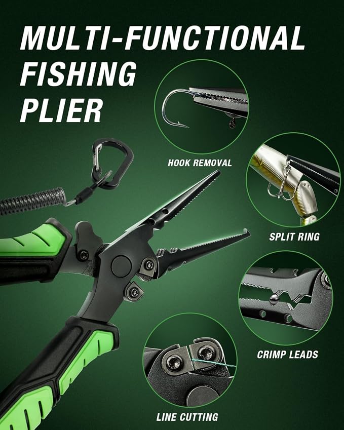Ghosthorn Fishing Rod and Reel Combo Graphite Telescoping Fishing Pole Portable Travel Kit with Carrier Bag for Freshwater Saltwater