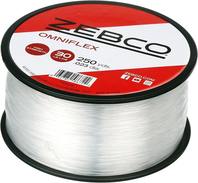 Omniflex Monofilament Fishing Line, Tested (30 Pounds)
