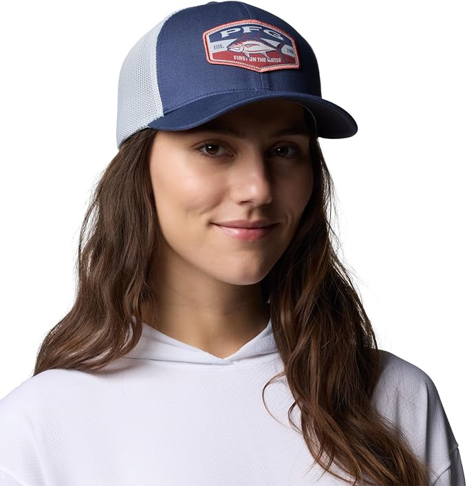 Columbia Unisex Adult PFG Patch Mesh Ball Cap