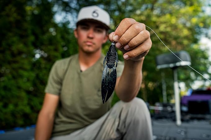 6th Sense – Bodega – Soft Plastic Creature Bait – Bass Fishing – Twin Ridge Tail Action – Multiple Sizes – Made in the USA
