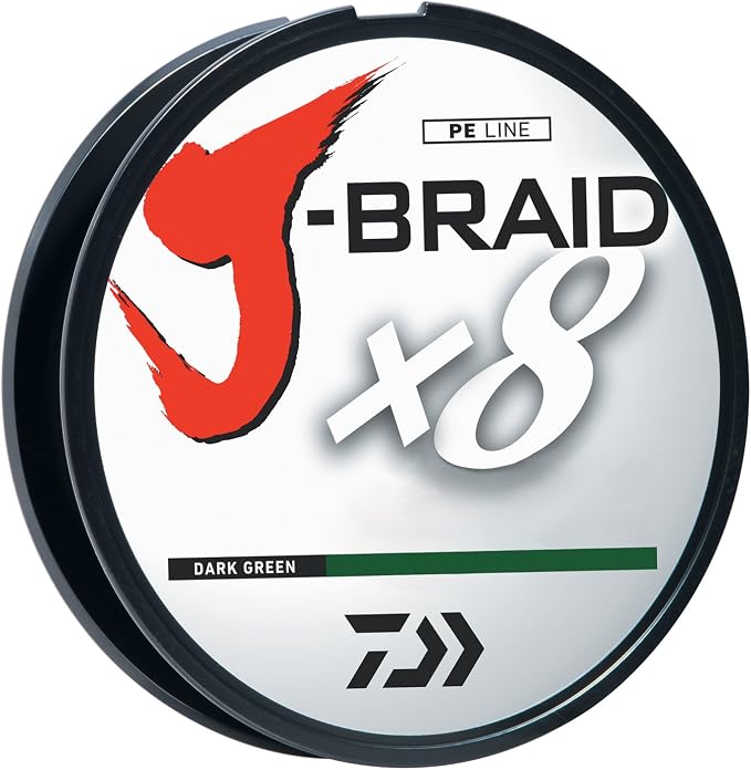 Daiwa J-Braid 300M 8-Strand Woven Round Braid Line