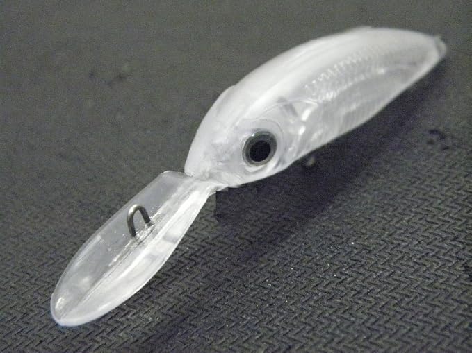 10 Blank Unpainted Minnow Crankbait Topwater Lipless Jerkbait Fishing Lures V3