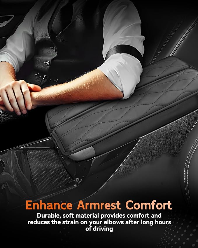 CDEFG for 2021-2025 2026 Buick Envision S Center Console Cover Armrest Box Cover for Envision S (Preferred, Sport Touring, Avenir) 2021 2022 2023 2024 2025 Accessories Console Arm Rest Protector