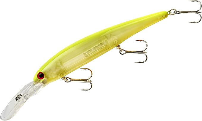 Bandit Lures 4 3/4-Inch Slender Minnow Jerkbait Trolls Up to 27 Feet Deep, Universal Color Patterns, 1 Piece
