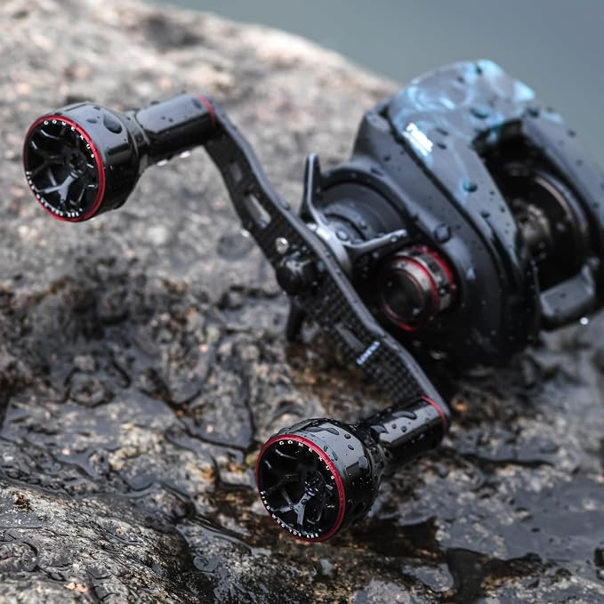 GOMEXUS Power Handle Compatible for Shimano SLX Tranx Curado Daiwa Tatula Zillion Steez Abu Garcia 13 Fishing Baitcasting Reel Crank Bass Fishing
