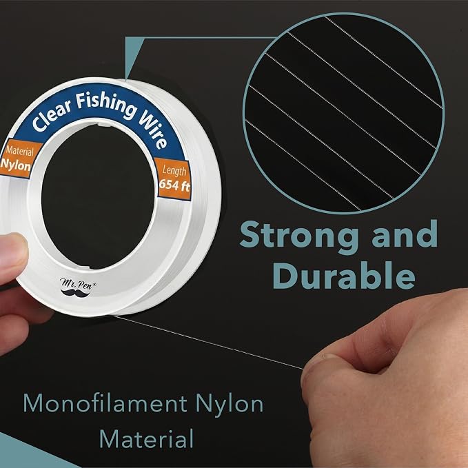 Mr. Pen- 218 Yard Nylon Fishing Line, String for Hanging