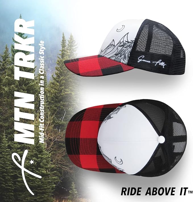 Grace Folly Beach Trucker Hats for Women- Snapback Baseball Cap for Summer