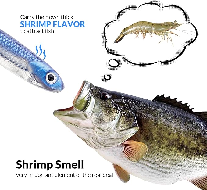 QualyQualy Soft Swimbait Fishing Lures 5PCS 6PCS Jerk Shad Minnow Drop Shot Lure Bass Bait Shad Lure Soft Jerkbait for Bass Trout Pike Walleye Crappie 2.95'' 3.93'' 4.72''