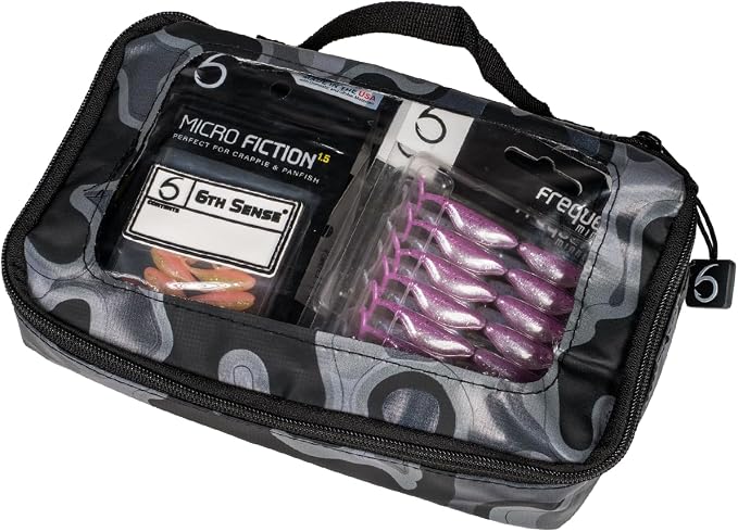 6th Sense – Bait View Fishing Tackle Bag, Clear View Soft Plastic Storage