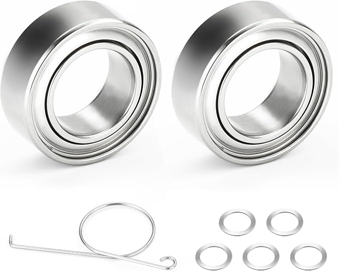 Fishing Reel Knob Accessory Kit 2Pcs Pre-Lubricated Miniature Stainless Steel Ball Bearings Shielded on Both Sides for Shimano, Daiwa and Penn Reels