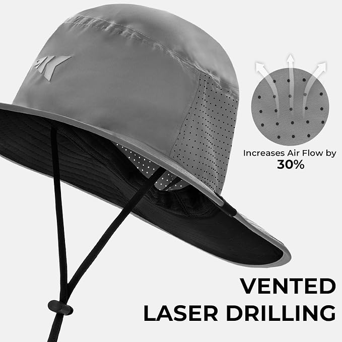 KastKing Sol Armis UPF 50 Boonie Hat - Sun Protection Hat, Fishing Hat, Beach & Hiking Hat, Paddling