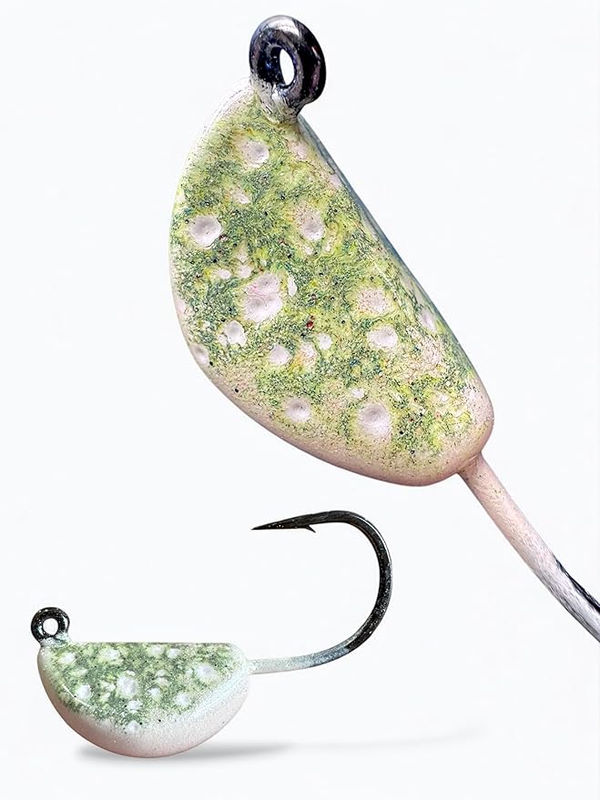 Sheepshead Jig, 2~5 Pack, Standup Style Jig, Saltwater Fishing Jig, Powder Coat Finish Made in The USA with 2X Hook, 1/2oz, 3/4oz, 1oz Sizes