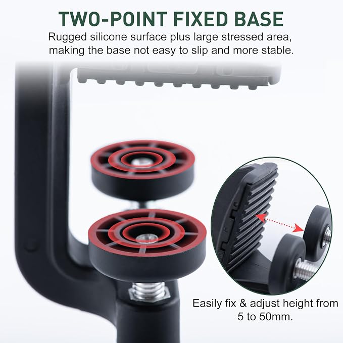 Goture Fishing Line Spooler for Fishing Reel, Fits Spools up to 5.9 in Fishing Spooler, Available in Two Lengths Fishing Reel Line Spooler, Adjustable Friction Machine Spooling Station System