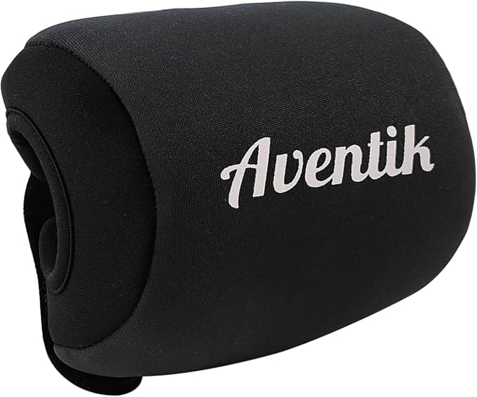 Aventik Neoprene Conventional Reel Cover Round Reel Gloves Trolling Reels Storage Reel Pouch Fits 800 1000 2000 3000 4000 5000 6000 Series Fishing Reels