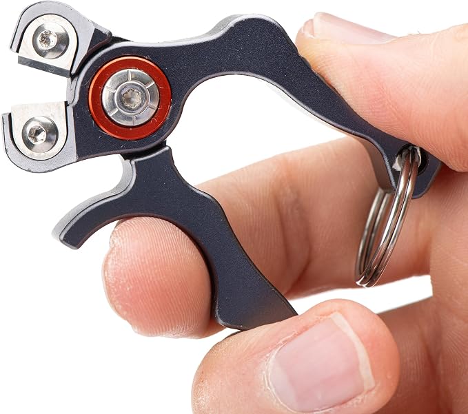 Core Series Line Snips, Aluminum Body, Tungsten Carbide Cutters, Saltwater Fishing Line Cutter