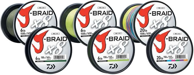 Daiwa J-Braid 300M 8-Strand Woven Round Braid Line