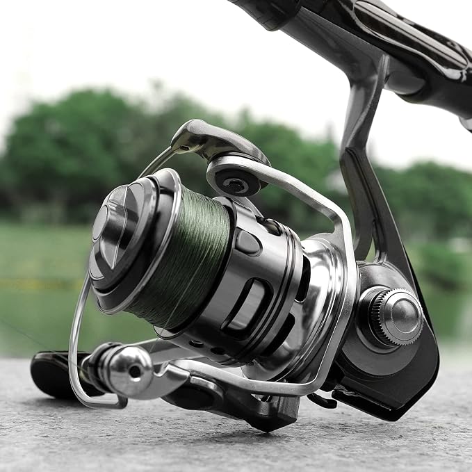 TRUSCEND Spinning Fishing Reel, Aviation Metal Material Body Reels, Industrial Durable-Strength, High Speed & Stability, Ultra-Light & Powerful, Smoother & Durable, Saltwater Freshwater Fishing Gear