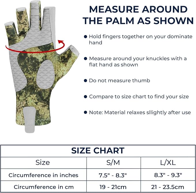 KastKing La Sal Fishing Gloves UPF50+ Sun Gloves UV Protection Fingerless Gloves Men Women for Outdoor, Kayaking, Rowing, Paddling, Canoeing, Hunting