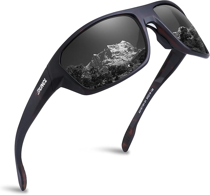 RUNCL Polarized Sports Sunglasses Billy, Fishing Sunglasses UV400 - Ultralight Floating TAC Lens, Anti-seawater Coating