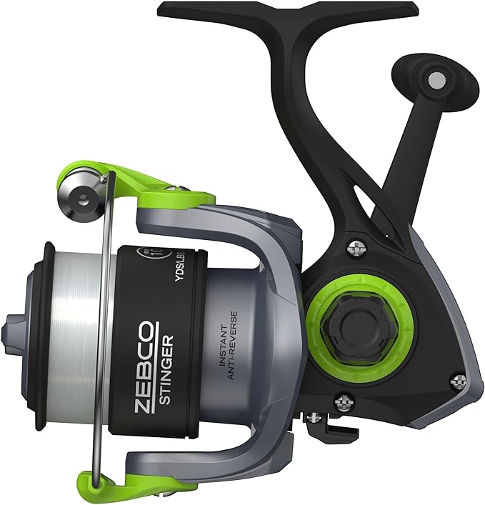 Zebco Stinger Spinning Fishing Reel, 1+1 Bearings Fishing Reel