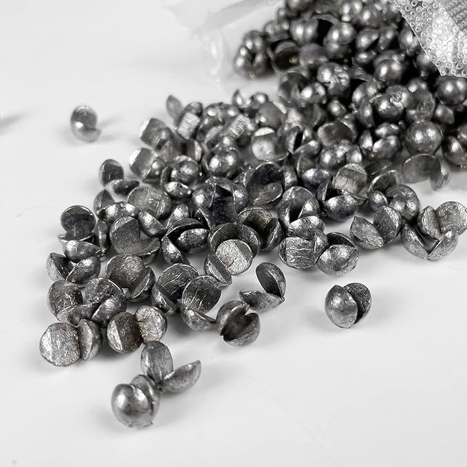 Removable Split-Shot,500Pcs Lead Sinking Split Shots Fishing Sinkers,Fishing Weights Sinkers
