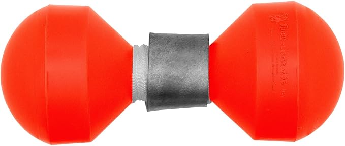Lindy Marker Buoy for Fishing - Internal Ballast Weights and 60 ft of Rot-Proof Cord