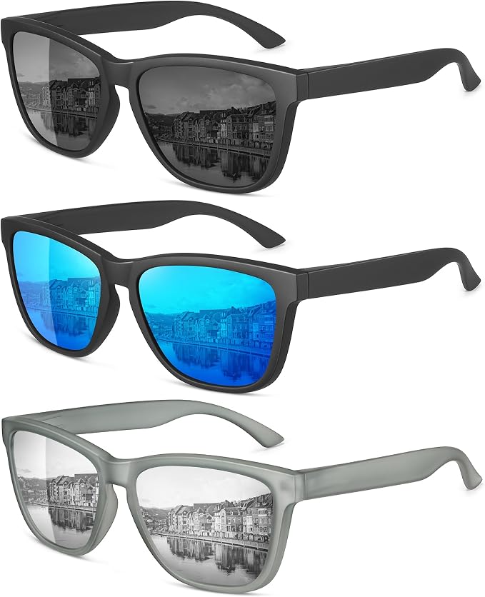MEETSUN Polarized Sunglasses for Men,Sun Glasses with UV Protection for Driving Fishing