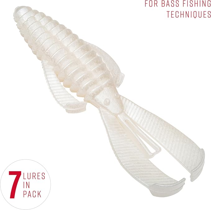 Strike King Rage Bug Fishing Lure, Soft Plastic Grub, Unique Design, Subtle Action