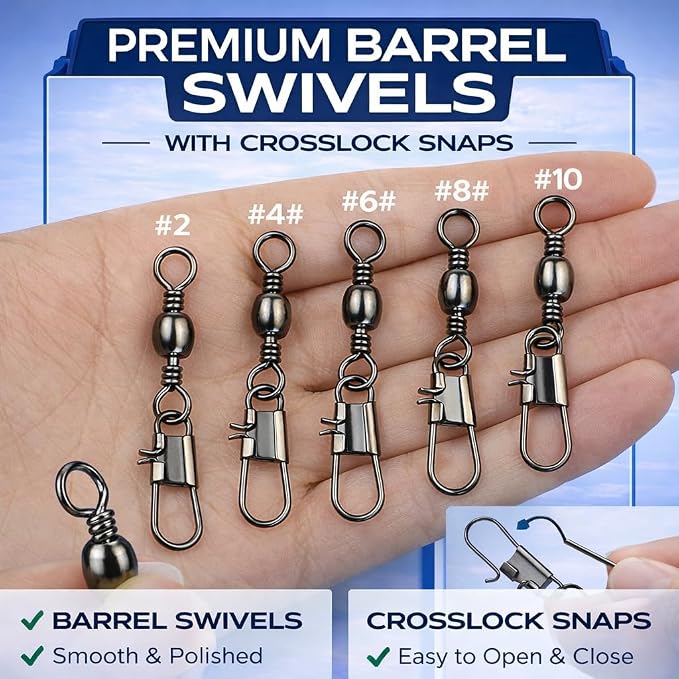 Fishing Swivels & Snaps