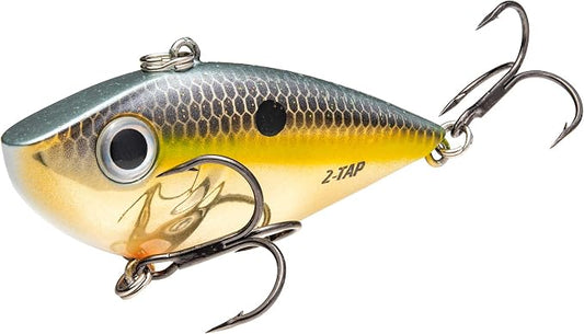 Strike King Red Eyed Shad Tungsten 8XD 10XD Deep Diving Crankbaits 2 oz Black Large 3D Red Eyes VMC Vanadium Cone Cut Hooks Bass Fishing Hooks 1 Piece