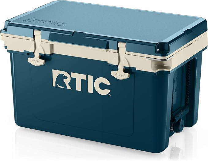 RTIC Ultra-Light 32 Quart Lightweight Hard Cooler, Insulated Portable Ice Chest 13 lbs, 48-Can Capacity, 5-Day Ice Retention, for Camping, Fishing, Beach, Boat, Picnic, Day Trip