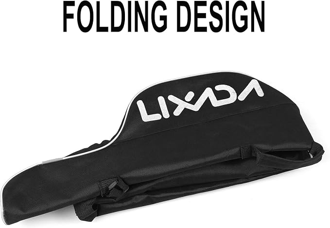 Lixada 63 Inch Fishing Rod Bag Portable Fishing Rod Reel Protective Case, Folding Fishing Pole Holder Cover Rod Tackle Organizer