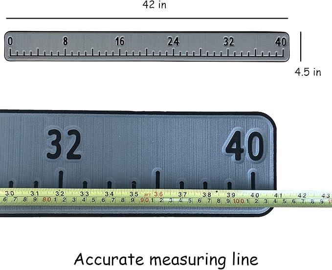 KXKZREN Foam Fish Ruler with Strong Self Adhesive Backing 32" 40" Waterproof Fishing Measuring Tool for Fishing Boats, Bass Boat, Kayak