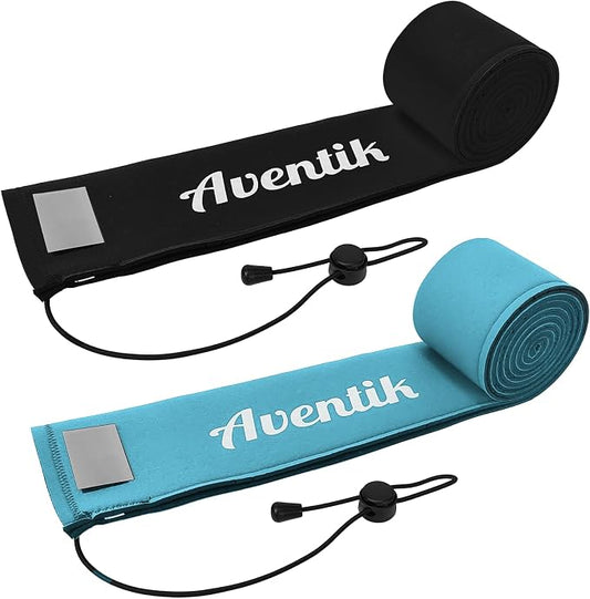 Aventik Lightproof Neoprene Rod Sleeve – Protective Fishing Rod Sock Cover with Hanging Loop & Adjustable Lanyard for Casting, Spinning & Trolling Rods