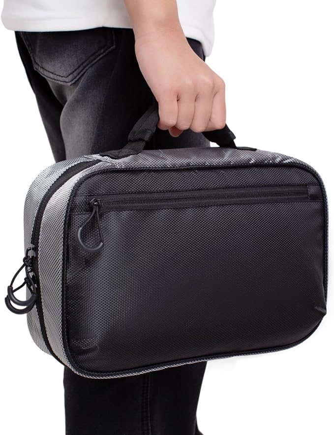 Fishing Tackle Binder Bag Lure Bait Organized Storage Binder Case(Black)